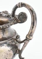 Ezüst (Ag) tejkiöntő, koronás monogramal, jelzett, m: 11,5cm, nettó: 320g