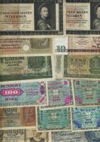 Német Birodalom 1898-tól 218 klf db bankjegy Rosenberg katalógus szerint speciálisan szortírozva; alszámok, vízjel, nyomatkülönbségek, s még sok más szempont alapján, sok jobbal! T:II,II/III,III