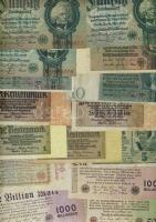 Német Birodalom 1898-tól 218 klf db bankjegy Rosenberg katalógus szerint speciálisan szortírozva; al...