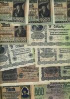 Német Birodalom 1898-tól 218 klf db bankjegy Rosenberg katalógus szerint speciálisan szortírozva; al...