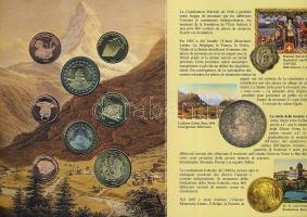 Svájc 2003. 1c,2c,5c,10c,20c,50c,1€,2€ próbaveretek, szettben, díszkiadásban T:B...