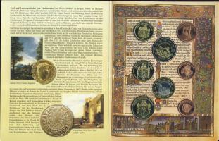 Liechtenstein 2004. 1c,2c,5c,10c,20c,50c,1€,2€ próbaveretek, szettben, díszkiadásban T:BU Csak 10.000db!