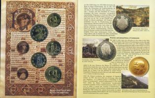 Liechtenstein 2004. 1c,2c,5c,10c,20c,50c,1€,2€ próbaveretek, szettben, díszkiadá...