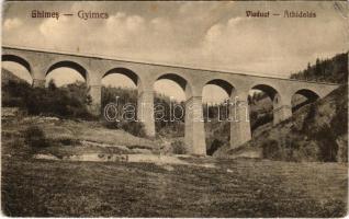 Csíkgyimes, Gyimes, Ghimes; Ladakai viadukt a Gyimesi vasútvonalon, áthidalás / railway bridge, viaduct on the Ghimes railway line (fa)