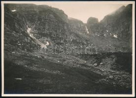 cca 1910 Brassó-vidéki hegyek, Erdélyi Mór felvétele, hátulján feliratozva, 11,5×16 cm / Brasov