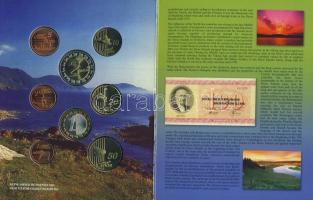 Feröer-szigetek 2004. 1c,2c,5c,10c,20c,50c,1€,2€ próbaveretek, szettben, díszkia...