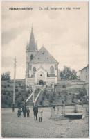 Marosvásárhely, Targu Mures; Református templom és régi vár / Calvinist church and old castle + MINTA
