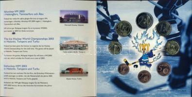 Finnország 2003. 1c-2€ 8klf db, szettben "Jégkorong" T:BU