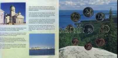 Finnország 2002. 1c-2€ 8klf db, szettben T:BU R!