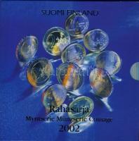 Finnország 2002. 1c-2€ 8klf db, szettben T:BU R!