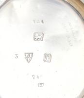 Angol ezüst (Ag) zsebóra jelzett. Sorszámozott szerkezettel, hibátlan számlappal Működő, jó állapotb...