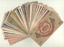 37 db-os vegyes pengő tétel T:II-III- közte folt, lyuk, sarokhiány, szakadás