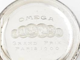 Omega ezüst (Ag) zsebóra jelzett tokkal és szerkezettel, hibátlan számlappal. Javításra szorul, de m...