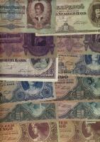 98 db klf magyar bankjegy korona-, pengő-, forint-időszakból jobbakkal, Adamovszky-katalógus alapján...