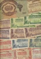98 db klf magyar bankjegy korona-, pengő-, forint-időszakból jobbakkal, Adamovszky-katalógus alapján...