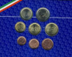 Olaszország 2002. 1c-2€ 8klf db, szettben T:BU