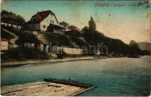 1911 Zebegény, Duna-parti részlet. Zoller József kiadása (kis szakadás / small tear)
