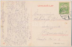 1915 Nagyszeben, Hermannstadt, Sibiu; Reispergasse. Grad aus dem Wirthshaus komme ich raus O Hermann...