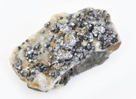 Kvarc, galenit, szfalerit ásvány, 11x6x5 cm