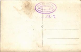 1943 Keszthely, étterem belső, Haggenmacher sör és Rákosy reklám plakát a falon. Krisch Oszkár photo