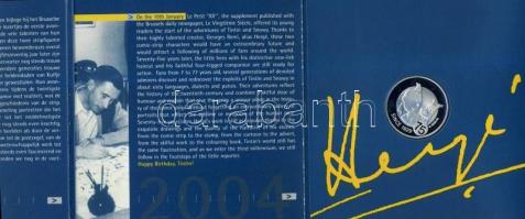 Belgium 2004. 10€ Ag "Tintin" emlékkiadásban T:PP Csak 50.000db!