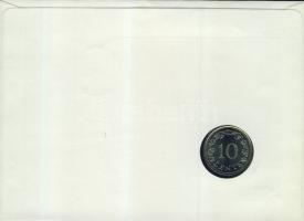 Málta 1972. 10c bélyeges érmés borítékon T:1 ismertetővel