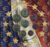 Franciaország 2003. 1c-2€ 8klf db, szettben, bontatlan csomagolásban! T:BU