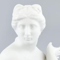 Raffaello Romanelli (1856-1928) nyomán, Venus. Biscuit porcelán, olvashatatlan jelzéssel, hibátlan, ...