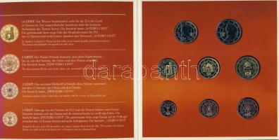 Ausztria 2004. 1c-2€ 8klf db, szettben T:BU