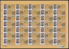 2008 Üzenet bélyegem (IV.) - Magyarország térképe tájolóval - Bélyegbemutató Székesfehérvár 2012 megszemélyesített teljes ív (25.000)