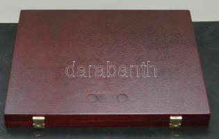 Éremtartó kazetta, 12 férőhellyel, 54x54mm, jó állapotban