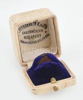 Zitterbarth K. gyűrű doboz cca 1930