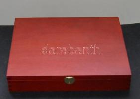 Éremtartó kazetta, 10+1 férőhellyel, 44mm átmérőjű érmékhez + 1x 47x47mm, jó állapotban