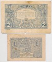Románia 1915. 2L + 1920. 1L T:III,III-
Romania 1915. 2 Lei + 1920. 1 Leu C:F,VG
Krause P#18, P#26
