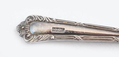 Hat darabos mokkás kanál készlet. Ezüst (Ag) jelzett nettó 70 g, díszdobozban