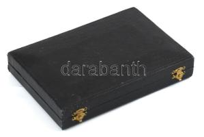 Hat darabos mokkás kanál készlet. Ezüst (Ag) jelzett nettó 70 g, díszdobozban