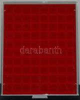 Lindner éremtartó tálca, 80 férőhellyel, 23x23mm