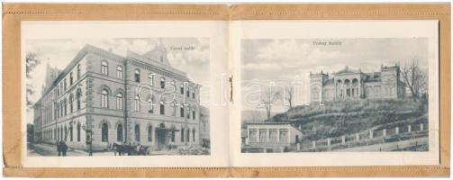 Losonc, Lucenec; Zárható levelezőlap belül 8-képes füzettel. Redlinger Ignác kiadása / Closeable pos...