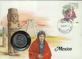 Mexikó 1981. 1P bélyeges érmés borítékon, ismertetővel T:1