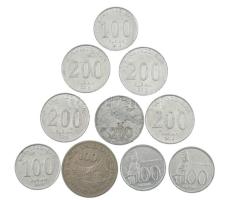 Indonézia 1978-2016. 100R-200R (10db) T:2-3
Indonesia 1978-2016. 100 Rupiah - 200 Rupiah (10pcs) C:...
