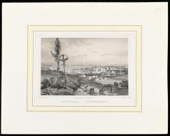 1859 Nagyvárad - Grosswardein. Acél metszet, Ludwig Rohbock (1820-1883) rajza alapján metszette Geor...