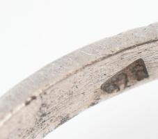 Ezüst (Ag) keleti sárkánymotívumos gyűrű türkizzel, jelzett, bruttó: 4,5 g, m: 54