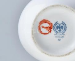 Hollóházi fácán mintás porcelán váza, matricás, jelzett, hibátlan, m: 18 cm