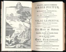 Comenius, Johannes Amos: Orbis Pictus. Bp., 2006, Nemzeti Tankönyvkiadó. Hasonmás kiadás. Kiadói kar...
