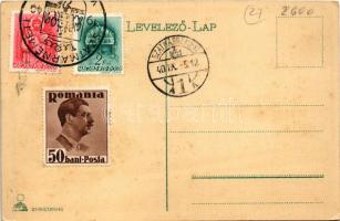 1940 Szatmárnémeti, Satu Mare; Vasúti internátus / railways' boarding school + "1940 Szatm...