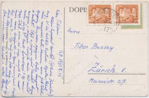 Raholca, Orahovica; vasútállomás. Fotograf M. Ollrom / Bahnhof / railway station (szakadás / tear)