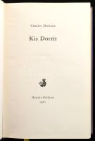 Charles Dickens: Kis Dorrit. Ford.: Bizám Lenke. Helikon Klasszikusok. Bp., 1967., Magyar Helikon. Kiadói aranyozott egészbőr-kötés. Számozott (558./1100) példány.