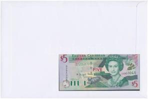 Kelet-Karibi Államok / Antigua és Barbuda 2000. 5$ felbélyegzett borítékban, bélyegzéssel T:I 
East...