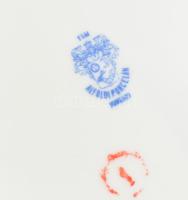 Alföldi porcelán korsó Eger látképével, jelzett, matricás, m: 17 cm