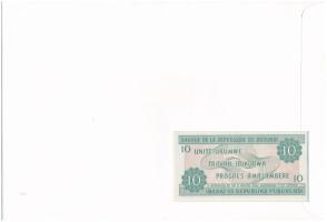 Burundi 1991. 10Fr felbélyegzett borítékban, bélyegzéssel T:I 
Burundi 1991. 10 Francs in envelope ...